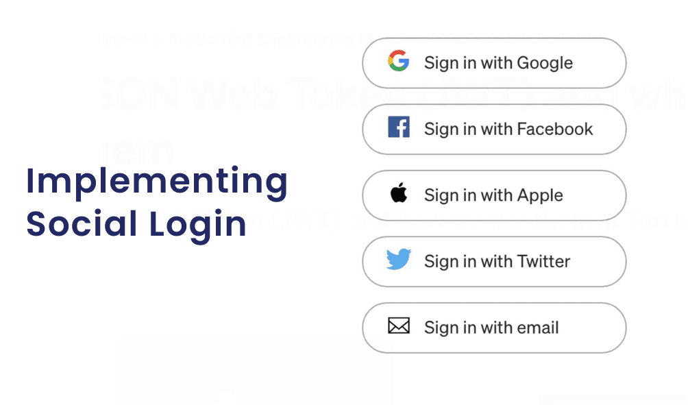Implementing Social Login